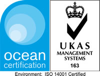 ocean certification UKAS ISO14001